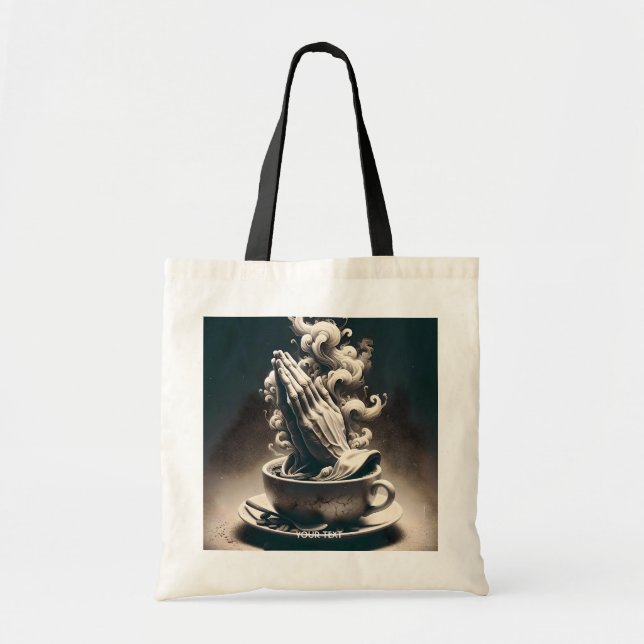 Bolso De Tela Fantasy Cute Hands Coffee Cup (Frente)