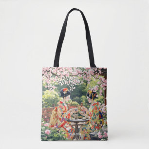 Bolso De Tela Fantasy Cute Kyoto Garden Tea