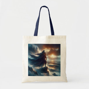 Bolso De Tela Fantasy Cute Man Night Sea