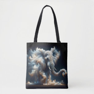 Bolso De Tela Fantasy Cute Nubes elefante