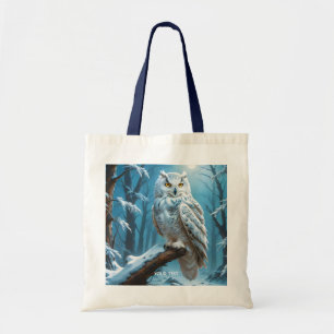 Bolso De Tela Fantasy Cute Owen Snow Tree