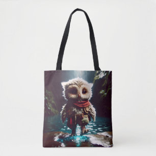 Bolso De Tela Fantasy Cute Owl Adventurer Water