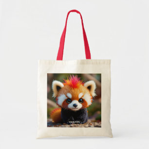 Bolso De Tela Fantasy Cute Panda Red Hai