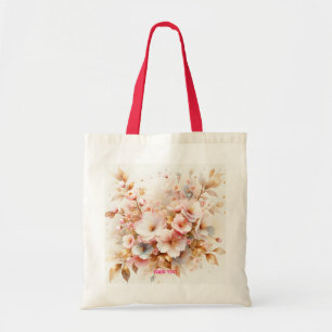 Bolso De Tela Fantasy Cute Pastel Pink Sakura