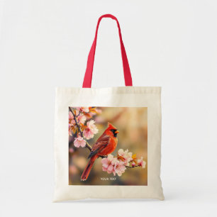 Bolso De Tela Fantasy Cute Red Bird Cherry