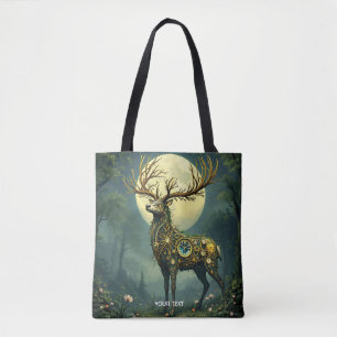 Bolso De Tela Fantasy Cute Steampunk Deer Forest