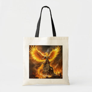 Bolso De Tela Fantasy Cute Steampunk Flames Phoenix