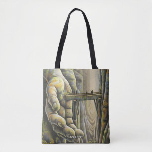 Bolso De Tela Fantasy Cute Stone Hand Bridge