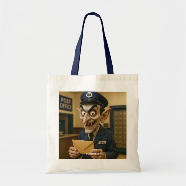 Bolso De Tela Fantasy Cute Strange Postal Worker (Frente)