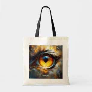 Bolso De Tela Fantasy Cute Tiger Naranja Ojo