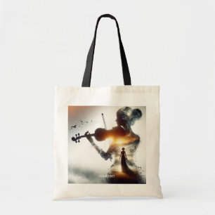 Bolso De Tela Fantasy Cute Violin Chica Sun