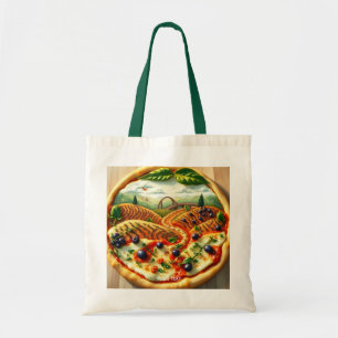 Bolso De Tela Fantasy Cute Whimsical Paisaje Italiano