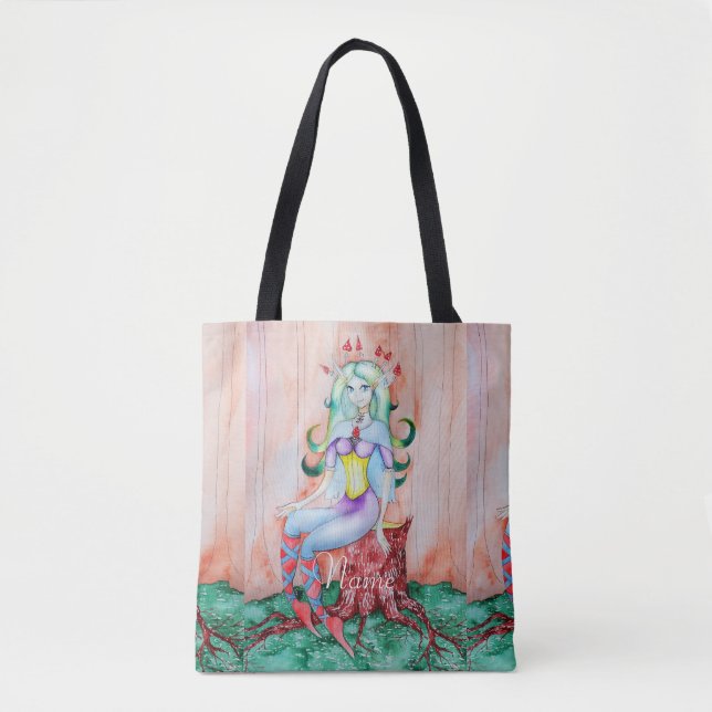 Bolso De Tela Fantasy Pixie Fairy Thunder_Cove (Anverso)