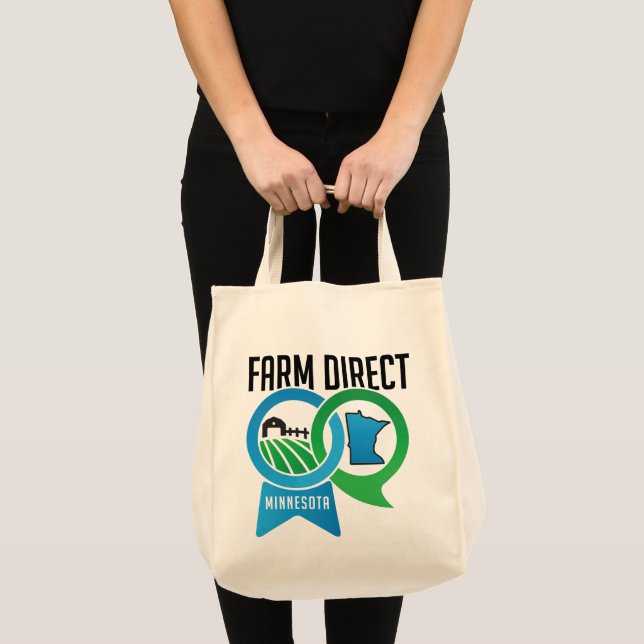 Bolso De Tela Farm Direct Minnesota- Grocery Bag (Anverso (producto))