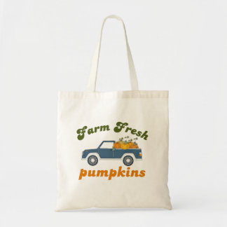Bolso De Tela Farm Fresh Pumpkins