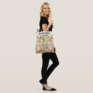 Bolso De Tela Farmacia del Boho personalizada CPhT Tote Bag