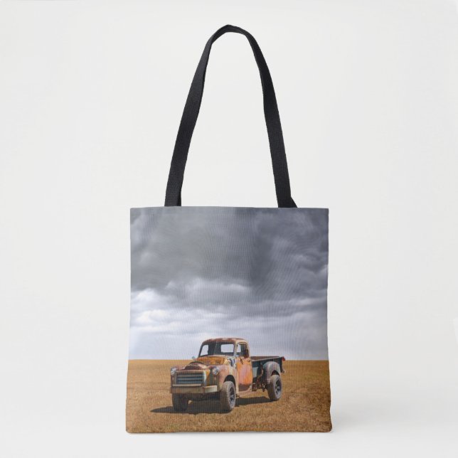 Bolso De Tela Farms | Old Truck in Field (Anverso)