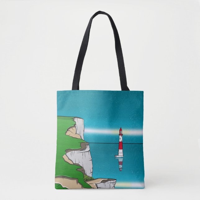 Bolso De Tela Faro Beach Head y Cliff Top (Anverso)