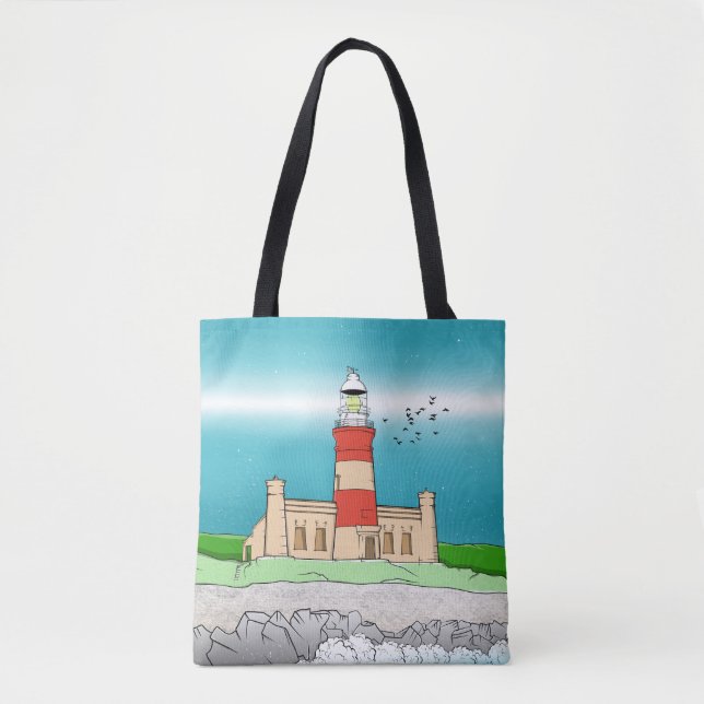 Bolso De Tela Faro de Cape Agulhas (Anverso)
