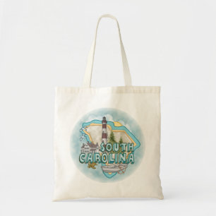 Bolso De Tela Faro de Carolina del Sur