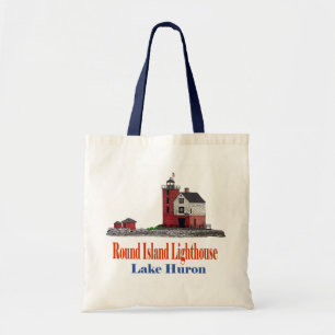 Bolso De Tela Faro de la isla redonda