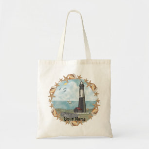 Bolso De Tela Faro de las conchas de Georgia