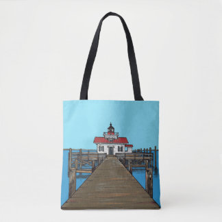 Bolso De Tela Faro de los pantanos de Roanoke
