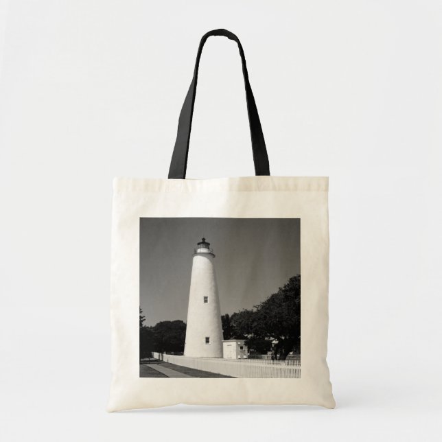 Bolso De Tela Faro de Ocracoke (Frente)