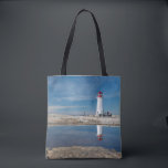 Bolso De Tela Faro De Peggy'S Cove | Canadá<br><div class="desc">Reflejo del faro de la ensenada de Peggy</div>