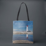 Bolso De Tela Faro De Peggy'S Cove | Canadá<br><div class="desc">Reflejo del faro de la ensenada de Peggy</div>