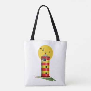 Bolso De Tela Faro de Pilsum Alemania
