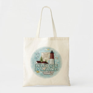Bolso De Tela Faro de Rhode Island