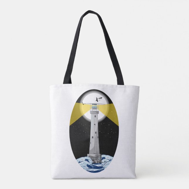 Bolso De Tela Faro de rock de Bishop (Reverso)