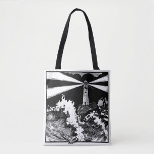 Bolso De Tela Faro de Vintage