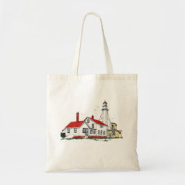 BOLSO DE TELA FARO DE WHITEFISH POINT, MICHIGAN