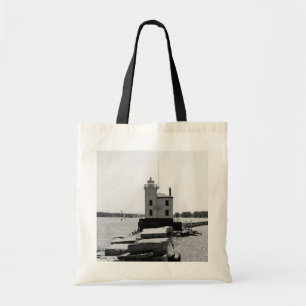 Bolso De Tela Faro del Lago Erie