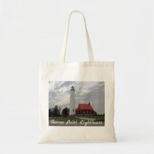 Bolso De Tela Faro del punto de Tawas