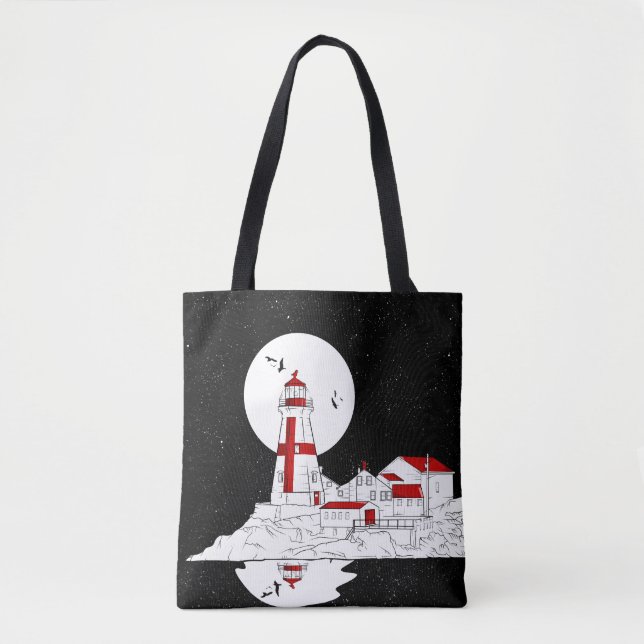 Bolso De Tela Faro East Quoddy Head (Anverso)