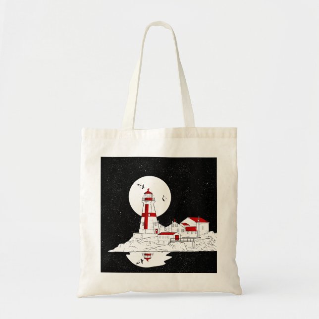 Bolso De Tela Faro East Quoddy Head (Frente)