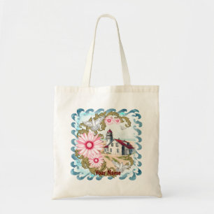 Bolso De Tela Faro Rosa Daisy
