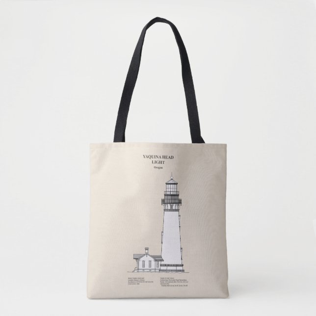 Bolso De Tela Faro Yaquina Head - Oregon - SBD (Anverso)