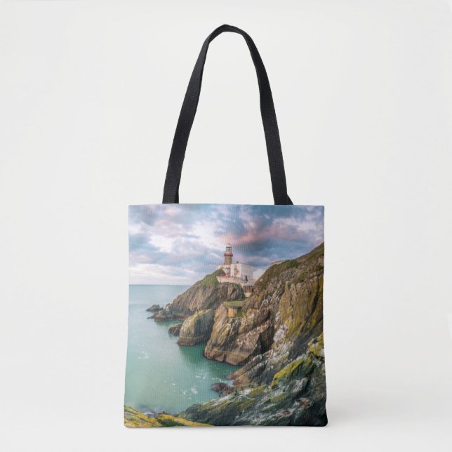 Bolso De Tela Faros | Baily Lighthouse Dublín, Irlanda (Anverso)