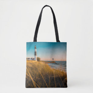 Bolso De Tela Faros   Big Sable Lighthouse Ludington, MI