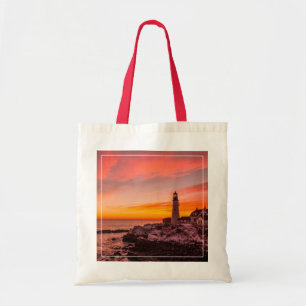 Bolso De Tela Faros   Cabeza Portland Cape Elizabeth Maine