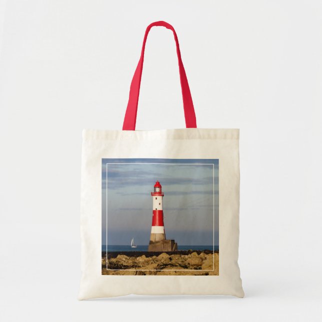 Bolso De Tela Faros | Faro de Beach Head en Inglaterra (Frente)