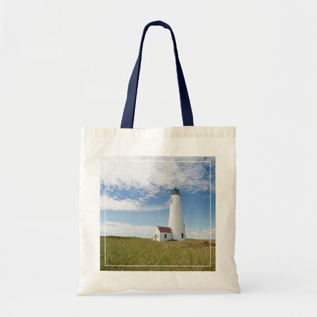 Bolso De Tela Faros | Faro Massachusetts (Frente)