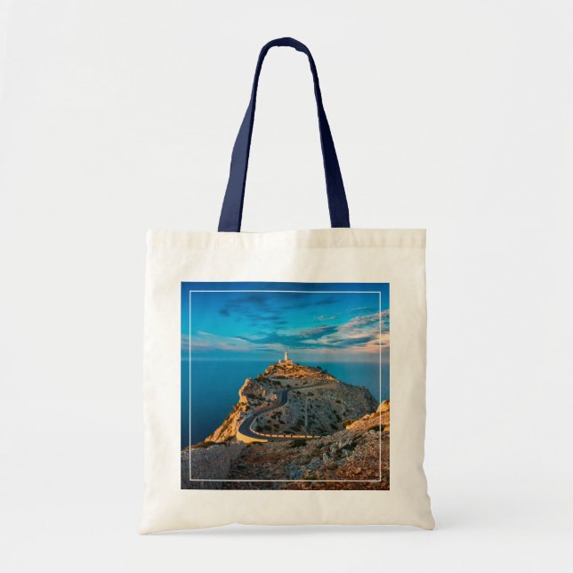 Bolso De Tela Faros | Islas Baleares, España (Frente)