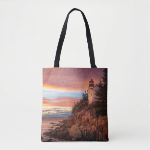 Bolso De Tela Faros Parque nacional Acadia Maine