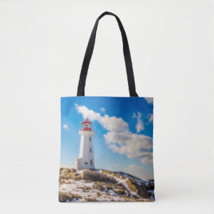 Bolso De Tela Faros Peggy's Cove Nova Scotia