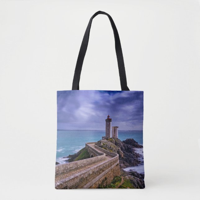 Bolso De Tela Faros | Petit Minou Lighthouse Francia (Anverso)